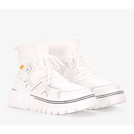 Sneakers bianche alla caviglia Toler bianco 1