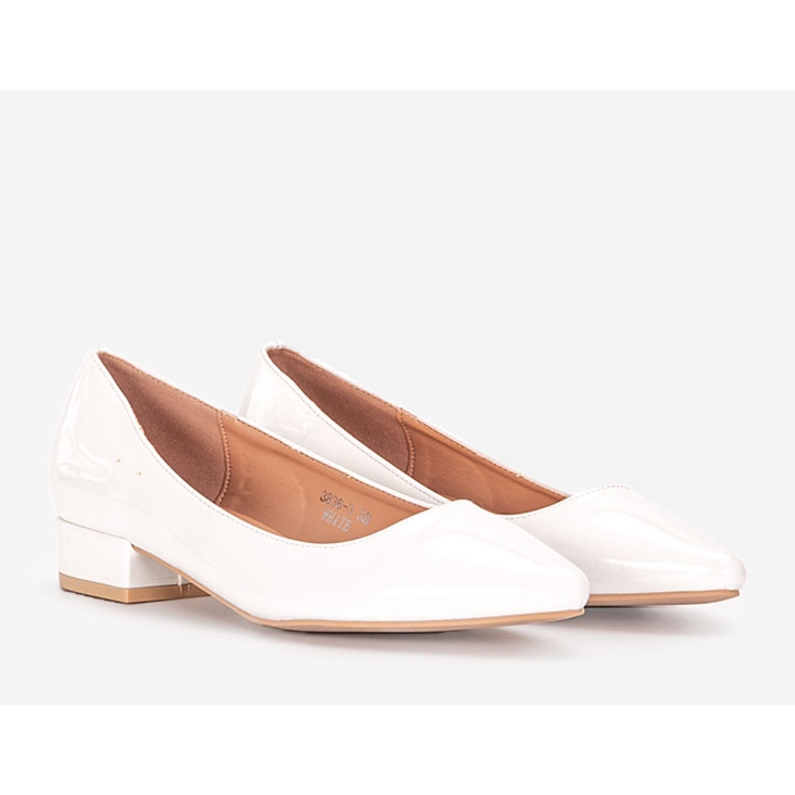 Tacco alto bianco Timms bianca 1