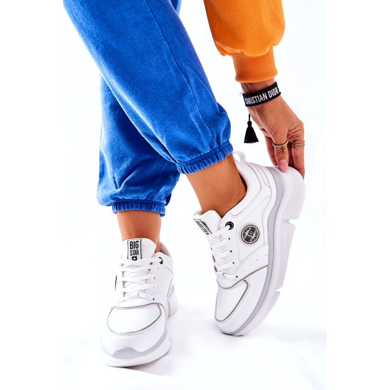 Scarpe sportive sulla piattaforma Big Star II274314 Bianco 5