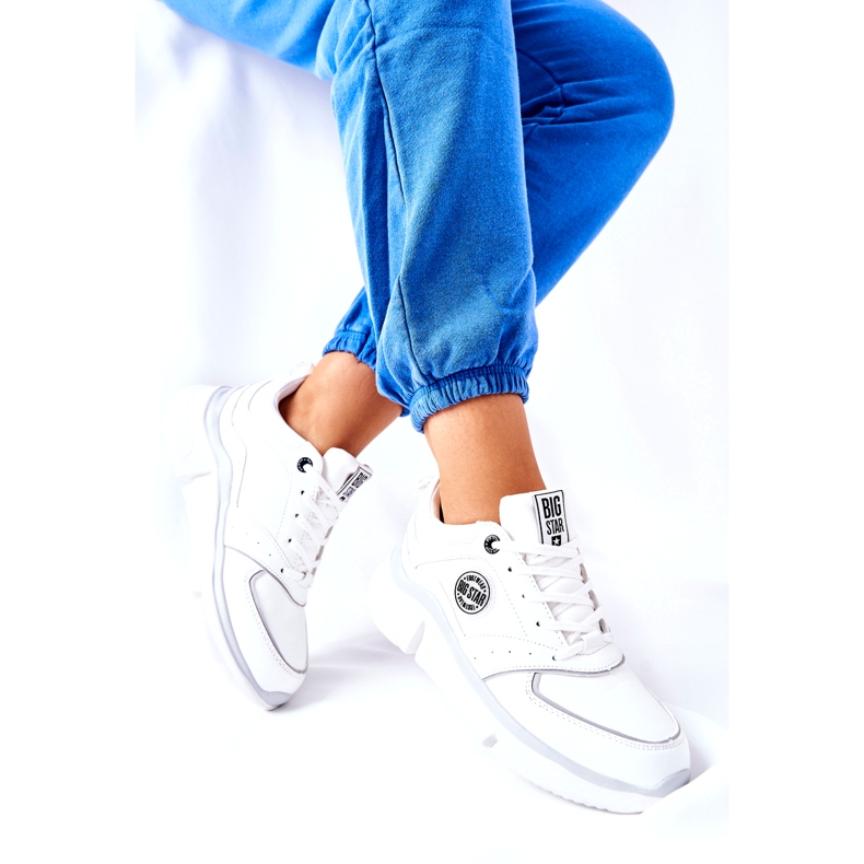 Scarpe sportive sulla piattaforma Big Star II274314 Bianco 3