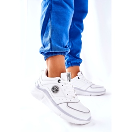Scarpe sportive sulla piattaforma Big Star II274314 Bianco bianca 4