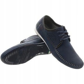 Lemar Mocassini stringati da uomo 872 blu navy 4