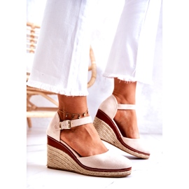 Seastar Espadrillas Beige Da Donna Su Zeppe Tamarill 2