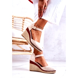 Seastar Espadrillas Beige Da Donna Su Zeppe Tamarill 3