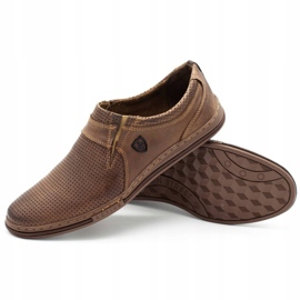 Polbut Scarpe da uomo in pelle 362 Per Brown marrone 2