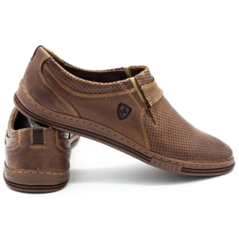 Polbut Scarpe da uomo in pelle 362 Per Brown marrone 3