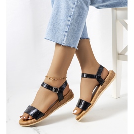 Sandali neri da donna Speier nero 1