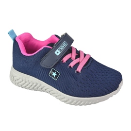 NEWS NOVITA' Scarpe sportive in velcro 22DZ23-4843-M Blu navy rosa 1