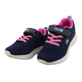 NEWS NOVITA' Scarpe sportive in velcro 22DZ23-4843-M Blu navy rosa 3