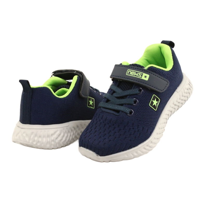 NEWS NOVITA' Scarpe sportive in velcro 22DZ23-4843-M Blu navy 4