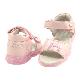 Evento Sandali femminili con un prua 22Z23-4780 Pink rosa 4