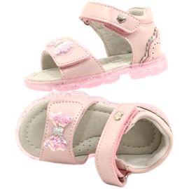 Evento Sandali femminili con un prua 22Z23-4780 Pink rosa 5