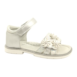 Evento Sandali per ragazze con fiori 22Z23-4792 argento 1
