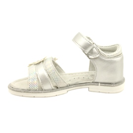 Evento Sandali per ragazze con fiori 22Z23-4792 argento 2