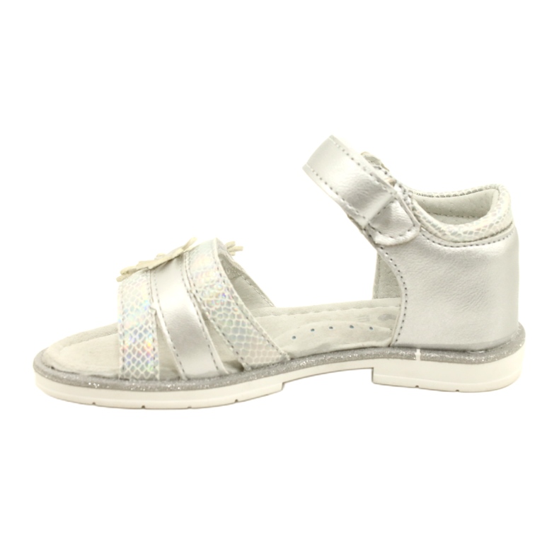 Evento Sandali per ragazze con fiori 22Z23-4792 argento 2