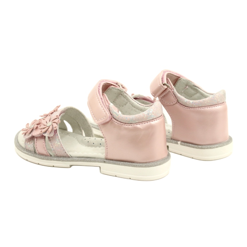 Evento Sandali per ragazze con fiori decorativi 22d23-4792 rosa 6