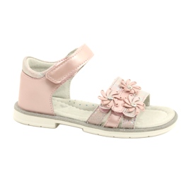 Evento Sandali per ragazze con fiori decorativi 22d23-4792 rosa 1