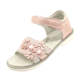 Evento Sandali per ragazze con fiori decorativi 22d23-4792 rosa 5