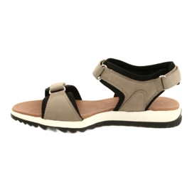 Comodi sandali sportivi Caprice 28711-28 334 Taupe Nubuc beige nero 1