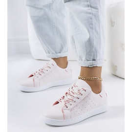 Scarpe sportive Koho rosse e bianche bianco 1