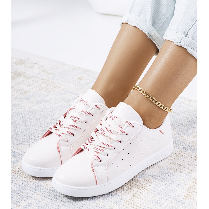 Scarpe sportive Koho rosse e bianche bianco 2