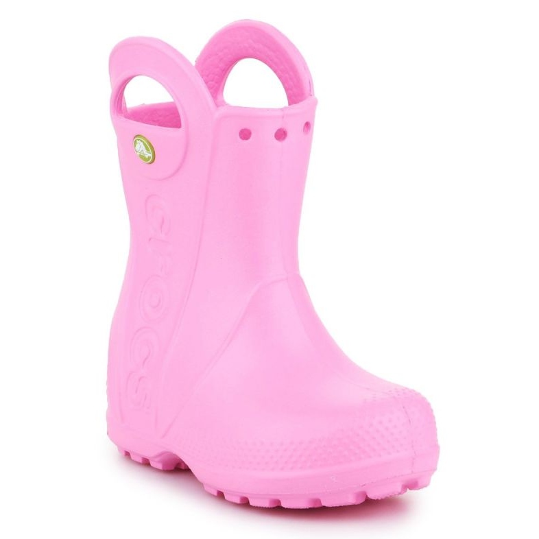 Stivali da pioggia Crocs Handle It Kids 12803-612 rosa 1