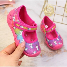 Ballerine rosa con velcro Jr. Befado 1