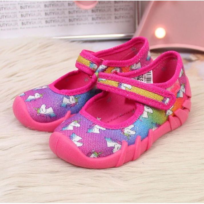 Ballerine rosa con velcro Jr. Befado 2