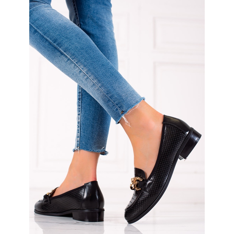 W. Potocki Eleganti mocassini Potocki nero 1