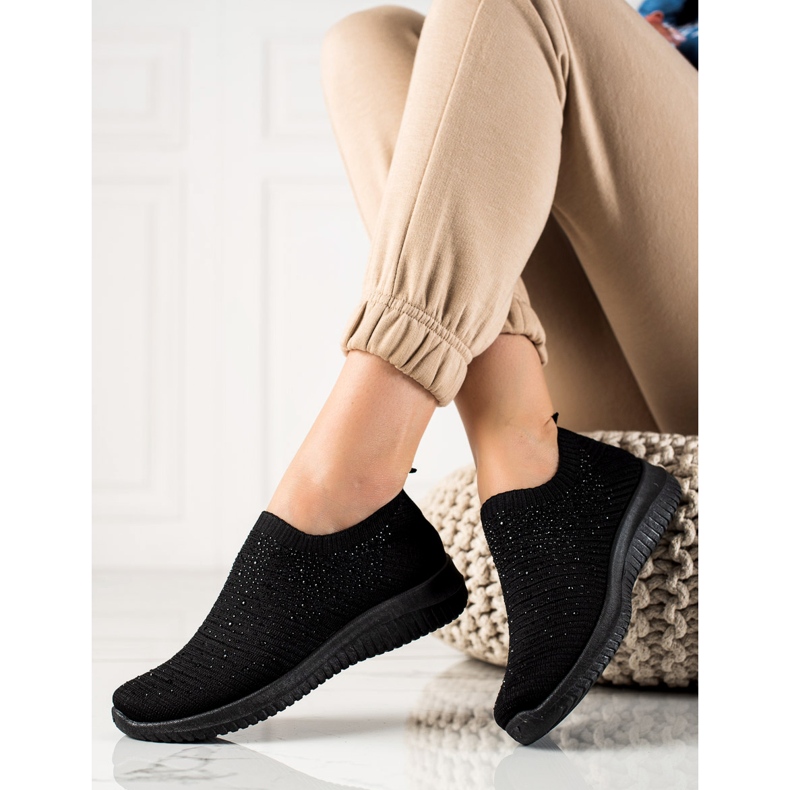 W. Potocki Sneakers Con Cristalli Potocki nero 1