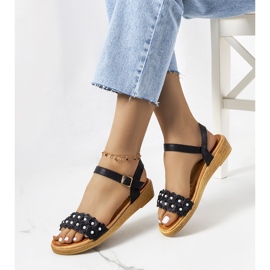 Sandali neri da donna Farra nero 1