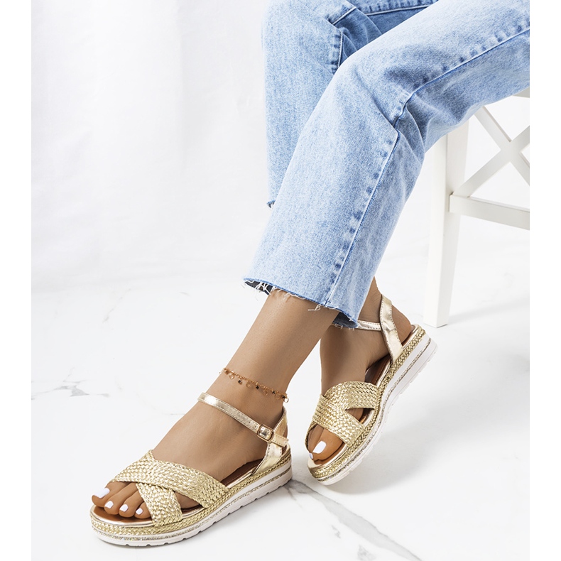 Sandali dorati da donna Chirnside d'oro 2