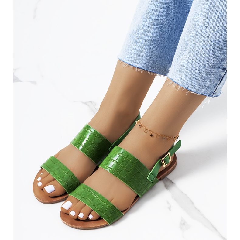 Sandali da donna verdi di Chinn verde 1