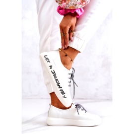 S.Barski Sneakers In Pelle Da Donna Sulla Piattaforma Bianche Marien bianca 3