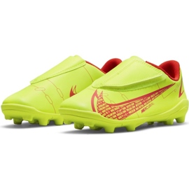 Nike Mercurial Vapor 14 Club Mg Jr CV0833-760 scarpe da calcio gialli 4