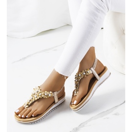 Sandali da donna Tove dorati d'oro 1