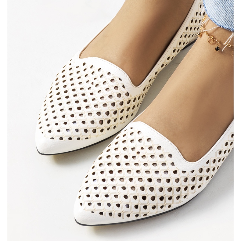 Ballerine traforate Cream Jarrett écru 1