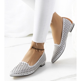 Ballerine traforate Jarrett grigie grigio 1