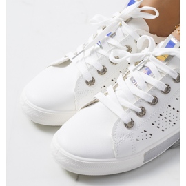 Sneakers da donna Impi bianche e grigie bianco grigio 1