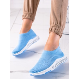 J. Star Scarpe da ginnastica blu alla moda 1