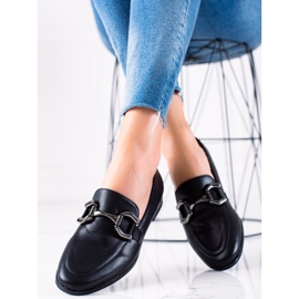 Lovery Mocassini Classici Con Ornamento nero 2