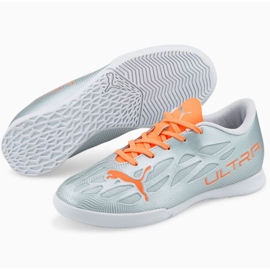 Scarpe da calcio Puma Ultra 4.4 It Jr 106746 01 grigio argento 1