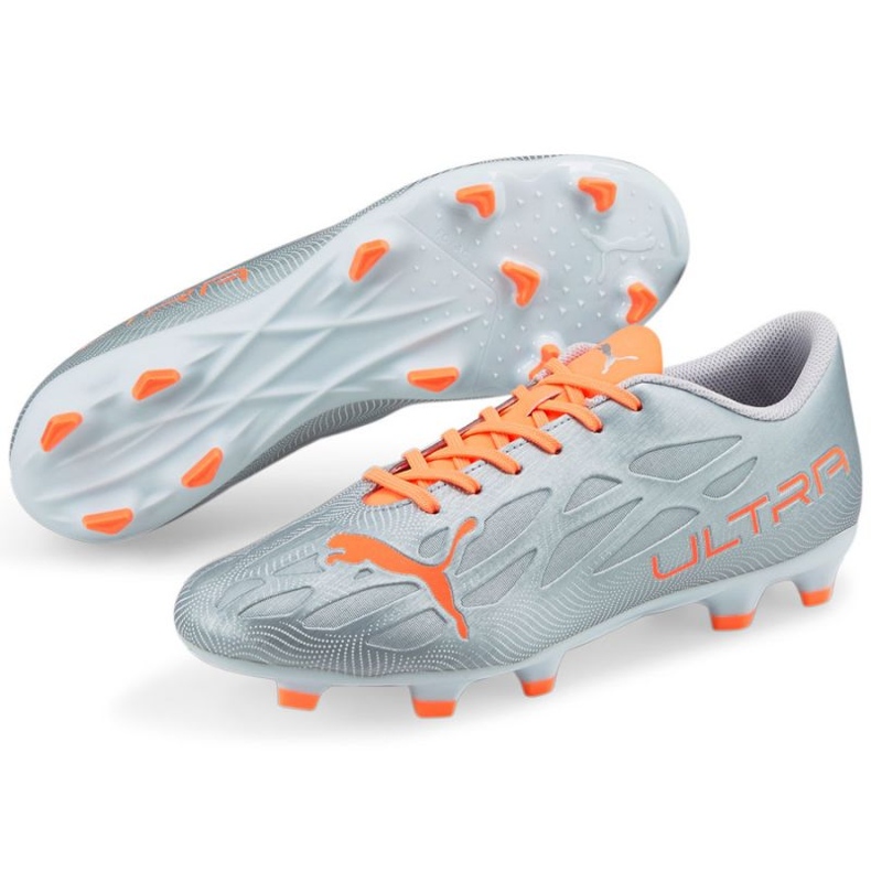 Scarpe da calcio Puma Ultra 4.4 FG / AG M 106700 01 grigio d'argento 1