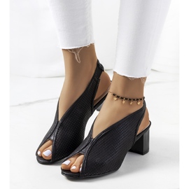 Sandali traforati Rush neri nero 1