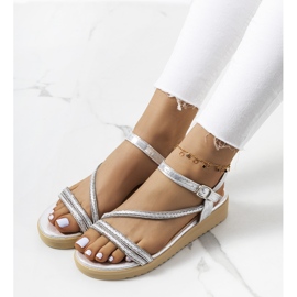 Sandali argento da donna Ray 1