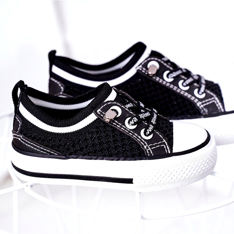 Apawwa Sneakers per bambini Airy Black Kids Club nero 2