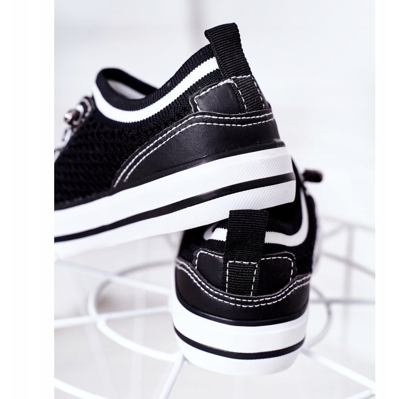 Apawwa Sneakers per bambini Airy Black Kids Club nero 4