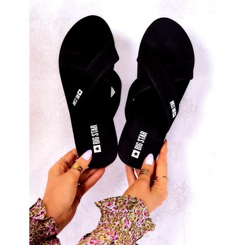 Ciabatte da donna in schiuma Big Star JJ274A338 nere nero 3