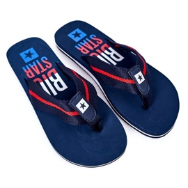 Infradito da uomo Big Star FF174478 Blu navy 3
