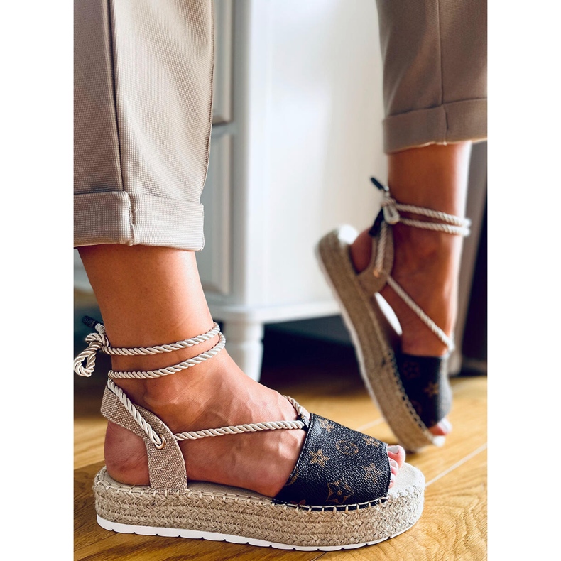 Sandali espadrillas da donna Adeline Camel beige marrone 2